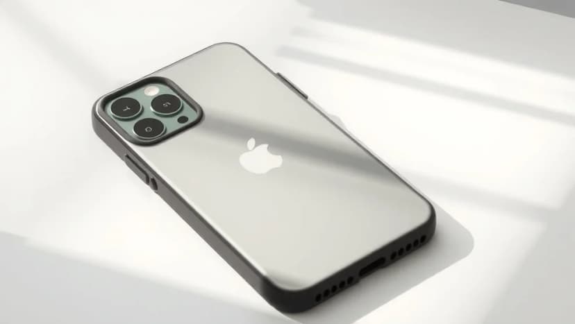 iPhone 17 Pro skal som håller skivan skyddad
